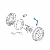 OEM Pontiac Torrent Hose Asm-Rear Brake Diagram - 22706571