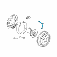 OEM 2006 Chevrolet Equinox Hose Asm-Rear Brake Diagram - 22706571