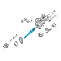 OEM 2017 Cadillac ATS Upper Shaft Diagram - 23392672