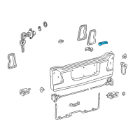 OEM 1998 Toyota Land Cruiser Handle Diagram - 69212-60030