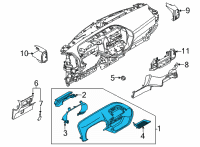 OEM 2022 Ford Bronco Sport PANEL - INSTRUMENT Diagram - M1PZ-78044D70-AA