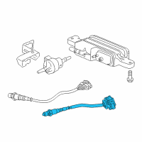 OEM Pontiac G8 Rear Oxygen Sensor Diagram - 92210450