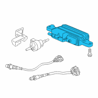 OEM 2008 Pontiac G8 Solenoid Asm, Evap Emission Canister Diagram - 19329627