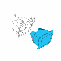 OEM Nissan Juke Rim-Rear Fog Lamp Diagram - 26582-3GY0A