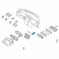 OEM Hyundai Tiburon Switch Assembly-Blower Diagram - 97113-3A000