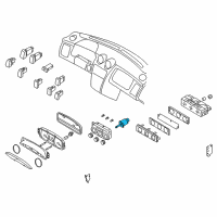 OEM 2005 Hyundai Tiburon Switch Assembly-Blower Diagram - 97113-3A000