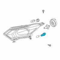 OEM Honda Insight Socket (T10) Diagram - 33304-SEY-901