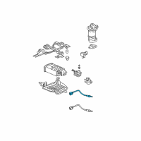 OEM 2003 Acura MDX Sensor, Front Secondary Oxygen Diagram - 36532-RDJ-A01