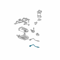 OEM 2005 Acura MDX Sensor, Rear Oxygen Secondary Diagram - 36542-RDJ-A01