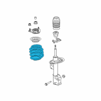 OEM 2017 Ford Mustang Coil Spring Diagram - FR3Z-5310-N