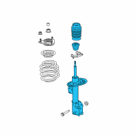 OEM 2018 Ford Mustang Strut Diagram - JR3Z-18124-A