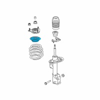 OEM 2015 Ford Mustang Upper Seat Diagram - FR3Z-5A306-A