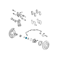 OEM Toyota Bearing Retainer Diagram - 42423-34010