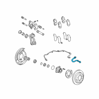 OEM Toyota Brake Hose Diagram - 90947-02C43