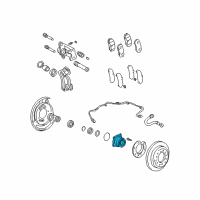 OEM 2001 Toyota Sequoia Shaft Bearings Diagram - 42409-34010