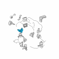 OEM 2003 Toyota Camry Bracket Diagram - 12315-20030