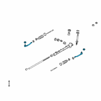 OEM 2012 Nissan Versa Socket Kit-Tie Rod, Outer Diagram - D8640-EW00A