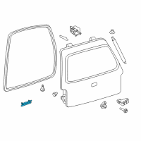 OEM 2012 Lincoln Navigator Door Shell Plug Diagram - 2L1Z-78240A52-AA