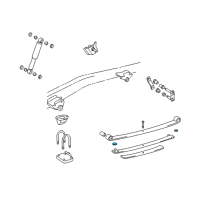 OEM Toyota Silencer, Rear Spring Diagram - 48252-04030