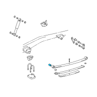 OEM 1995 Toyota Tacoma Leaf Spring Bushing Diagram - 90389-14037