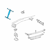 OEM 2002 Toyota Tacoma Shock Diagram - 48531-80697