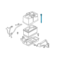 OEM 1999 Dodge Ram 2500 Battery Hold Down Diagram - 68462355AA