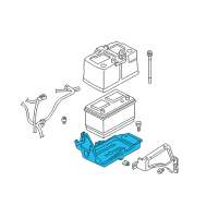 OEM Dodge Durango Tray-Battery Diagram - 55255047AF