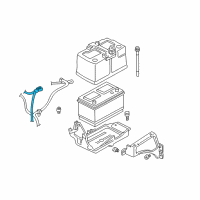 OEM Dodge Durango Battery Positive Cable Diagram - 56020393