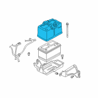 OEM 2003 Dodge Durango Cover-Battery Diagram - 55256138AD