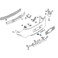 OEM Lincoln MKT Reverse Sensor Diagram - 8A5Z-15K859-LA