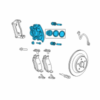 OEM Chrysler Aspen CALIPER-Disc Brake Diagram - 5179881AD
