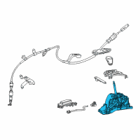 OEM 2022 Lexus ES350 Unit Assembly, Shift Loc Diagram - 33560-06400