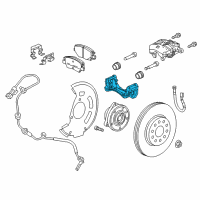 OEM 2019 Chevrolet Bolt EV Caliper Support Diagram - 13588983