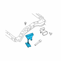 OEM Nissan NV2500 Carrier-Spare Tire Diagram - 57210-1PA0A