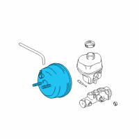 OEM 2008 Dodge Ram 2500 Booster-Power Brake Diagram - 68031901AA