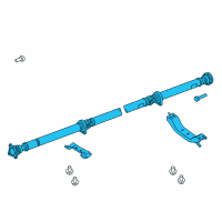 OEM 2019 Lincoln MKT Drive Shaft Diagram - DA8Z-4R602-A