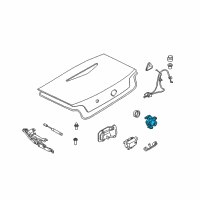 OEM 2006 BMW Z4 Catch Code Diagram - 51-24-7-197-333