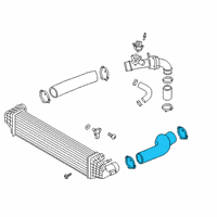 OEM 2020 Ford Explorer Outlet Tube Diagram - L1MZ-6F073-A