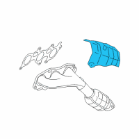 OEM 2007 Lexus IS350 Insulator, Front Floor Heat, NO.3 Diagram - 58155-30040