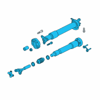 OEM Ford Mustang Drive Shaft Assembly Diagram - FR3Z-4R602-L