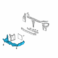 OEM 1996 Honda Civic Shield, FR. Splash Diagram - 74111-S01-A00