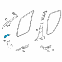 OEM 2017 Honda Fit Garn R, FR. *NH900L* Diagram - 84102-T5R-A02ZA