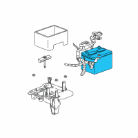 OEM Dodge Battery-Storage Diagram - 4868999AB