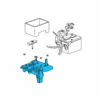 OEM 2004 Jeep Liberty Support-Battery Tray Diagram - 55360639AA
