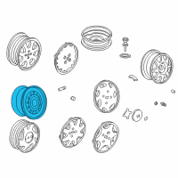 OEM 1995 Honda Civic Disk, Wheel (14X5J) (Topy) Diagram - 42700-SR1-965