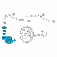 OEM Honda Civic Master Cylinder A Diagram - 46100-TBA-A11