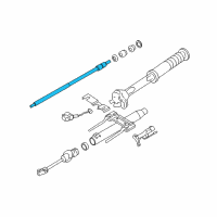 OEM 2004 Chevrolet Colorado Shaft, Upper Steering Diagram - 26086277