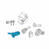 OEM Toyota Headlamp Switch Diagram - 84140-0R010