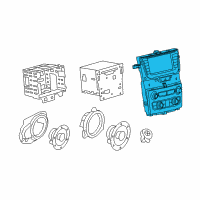 OEM 2013 Chevrolet Caprice Dash Control Unit Diagram - 92268061