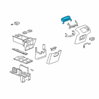 OEM 2019 Cadillac XT5 Dash Control Unit Diagram - 23369582